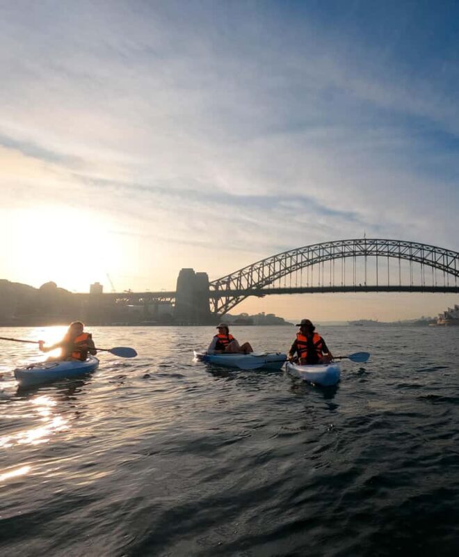 Sydney: Sunset Kayak - Opera & Harbour Bridge Tour (5p. max) - Price and Value