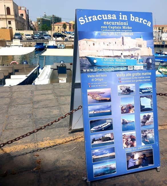 Syracuse: Ortigia Island Boat Tour with Captain Mirko - The Details That Matter