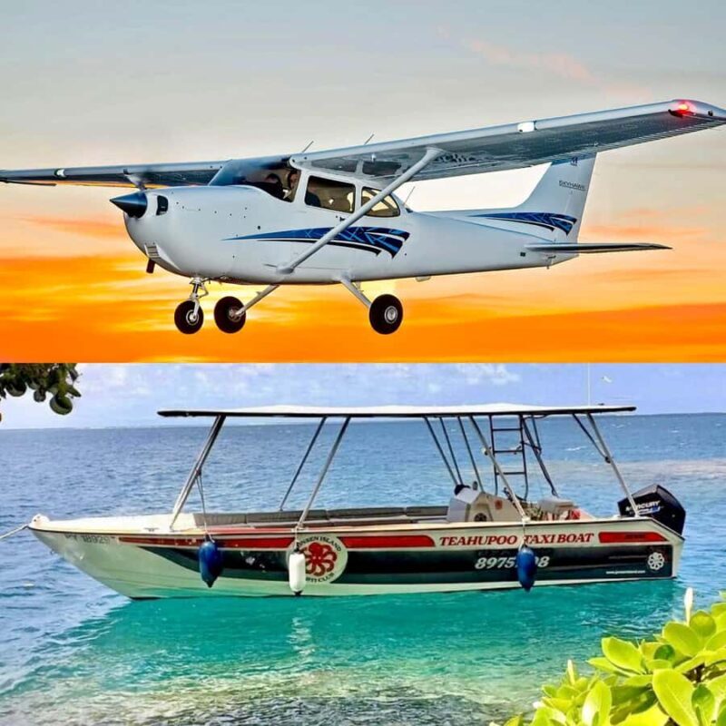 Tahiti: Island tour by taxi boat and private jet flight - The Sum Up