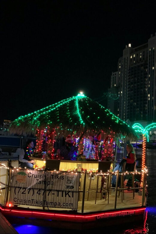 Tampa Bay: 3 Hour - Tampa Bar Hop Tiki Cruise - Exploring Tampa from the Water