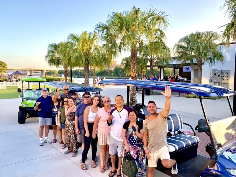Tampa: Guided City Tour in Deluxe Street Golf Cart - The Tour Experience