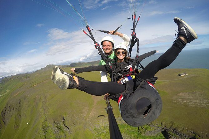 Tandem Paragliding Flights from Vik - The Views: Iceland’s South from Above