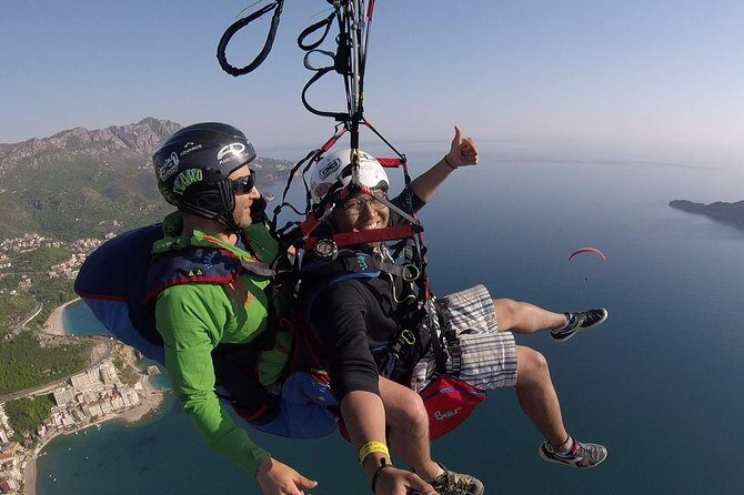 Tandem paragliding in Budva - The Experience: What to Expect
