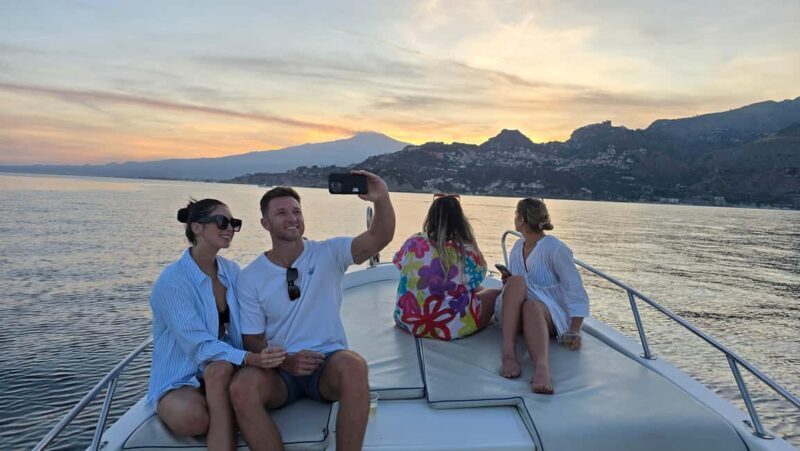 Taormina: Sunset Boat Tour with Aperitif - Practical Details: Price, Duration, and Accessibility