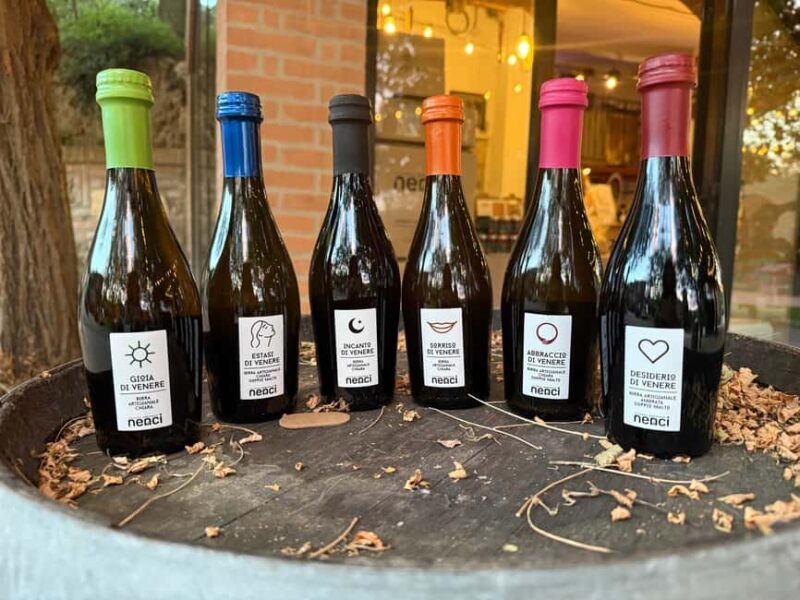 Tasting 6 craft beers and a Tuscan platter in Chiusi - Discovering a Different Side of Tuscany: The Experience