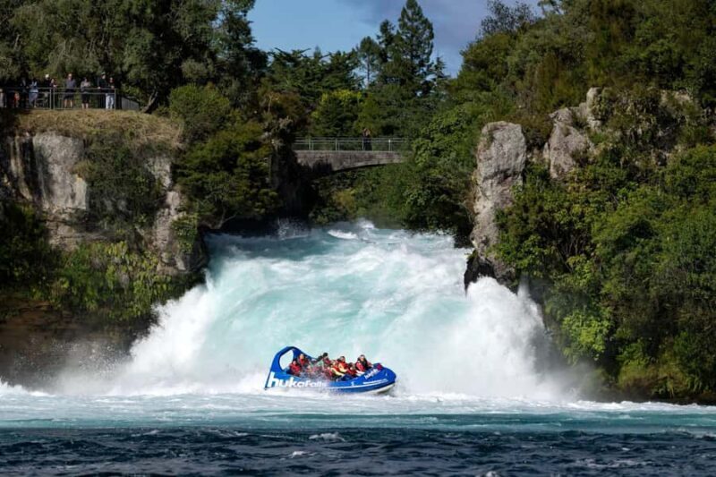 Taup: Huka Falls 30-Minute Jet Boat Experience - The Thrills and the Views