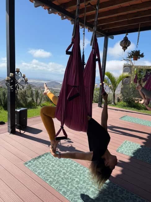 Tenerife: Private Aerial Yoga Class with Ocean Views - The Practice: What to Expect
