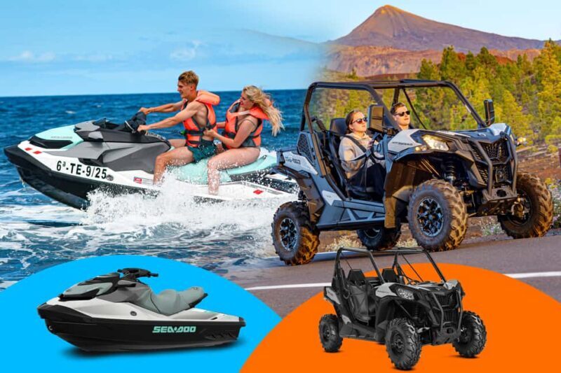 Tenerife: Water Jet Ski/Teide Mountain Buggy Adventure Combo - Exploring Tenerife in Style: What You Can Expect