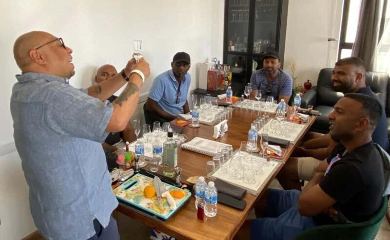 Tequila and Mezcal tasting in an educational tasting room - The Sum Up