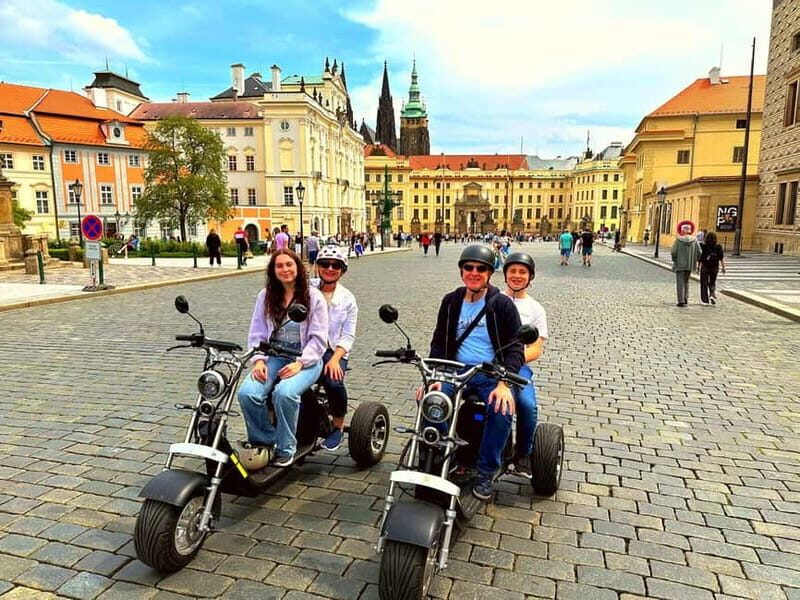 The Best  Trike Prague city tour live guided in English - Key Points