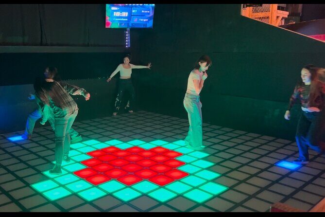 The Floor is Lava Digital Game Floor - Accessibility and Booking