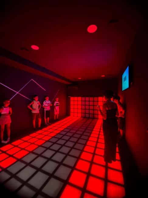 The Floor is Lava in Tirana Escape Room - The Experience Itself: Action and Teamwork