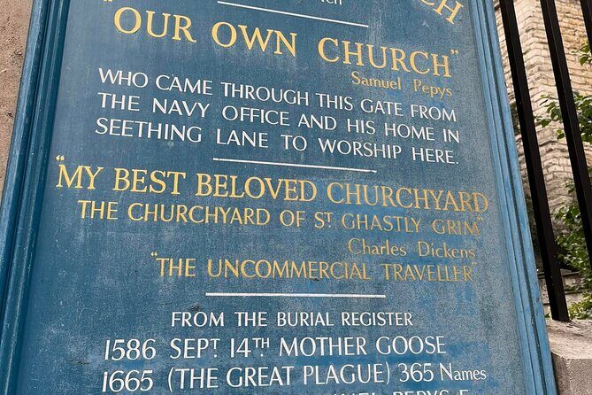 The Great Plague & Black Death Tour of London - FAQs