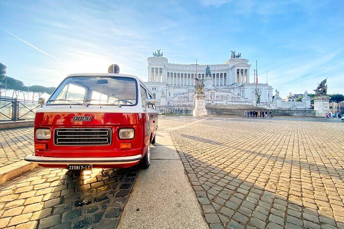 The Highlights of Rome on board a Vintage Fiat Van and Aperitif - Who Will Love This Tour?