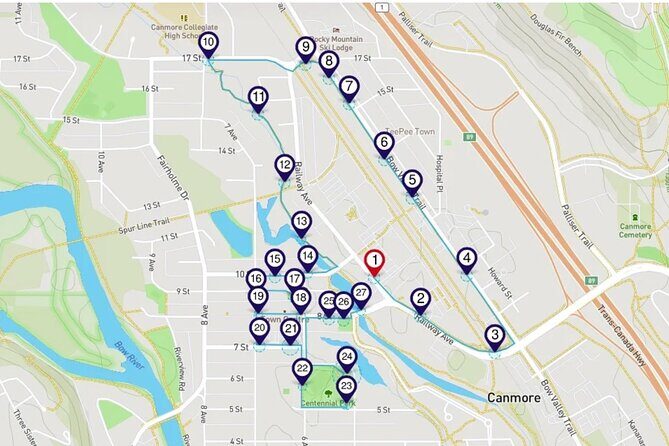 The Sights of Canmore: a Smartphone Audio Walking Tour - How the Tour Works: What You Can Expect