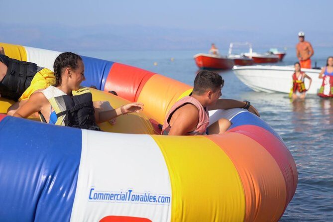 The Twister Tubing Ride - Corfu Sidari Watersports - What You Can Expect from the Twister Tubing Ride