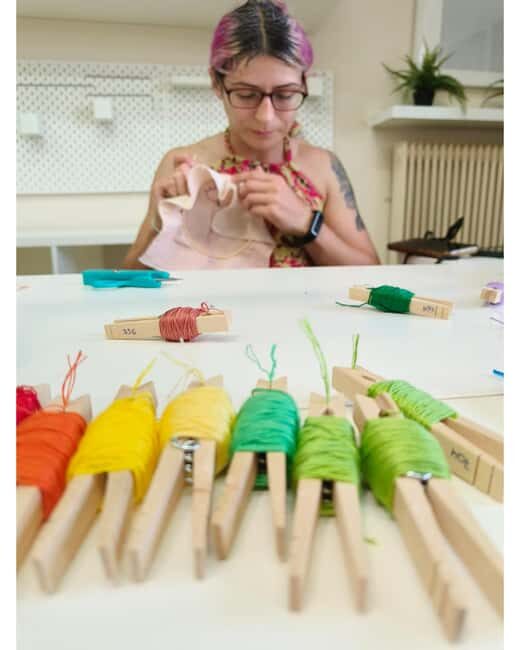 Thessaloniki: Embroidery workshops. A creative slow craft experience. - Key Points