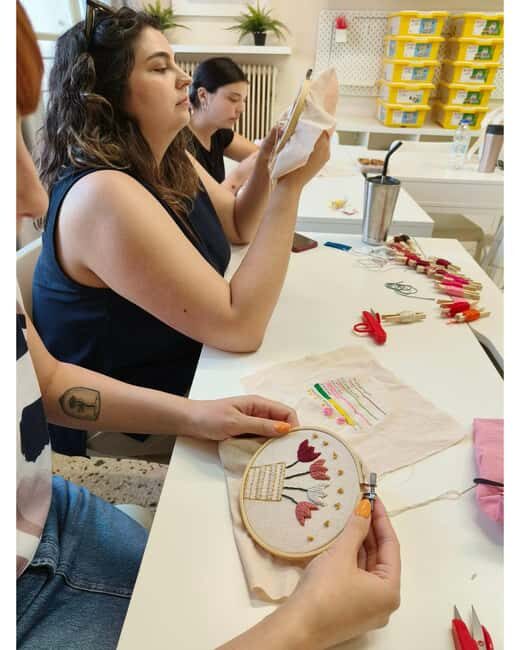 Thessaloniki: Embroidery workshops. A creative slow craft experience. - What to Expect from the Embroidery Workshop in Thessaloniki