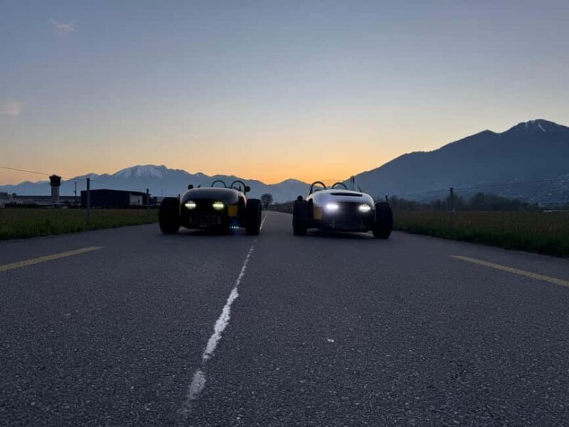 Ticino: Vanderhall ride with a 3-wheeled roadster - The routes and the scenery