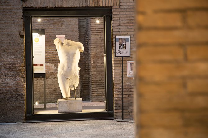 Ticket to Piazza Navona Undergrounds Stadium of Domitian - The on-site library: a bonus for book lovers and curious minds