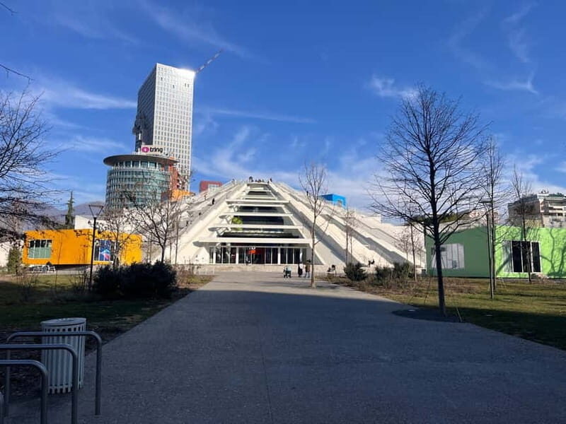 Tirana:Walking Tour with Arena Kombëtare Stadium VIP Sky Box - Walking Through the Experience