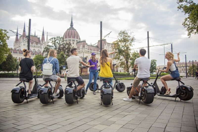Top sights of Pest downtown on e-scooters incl. Parliament - What to Expect on the Tour