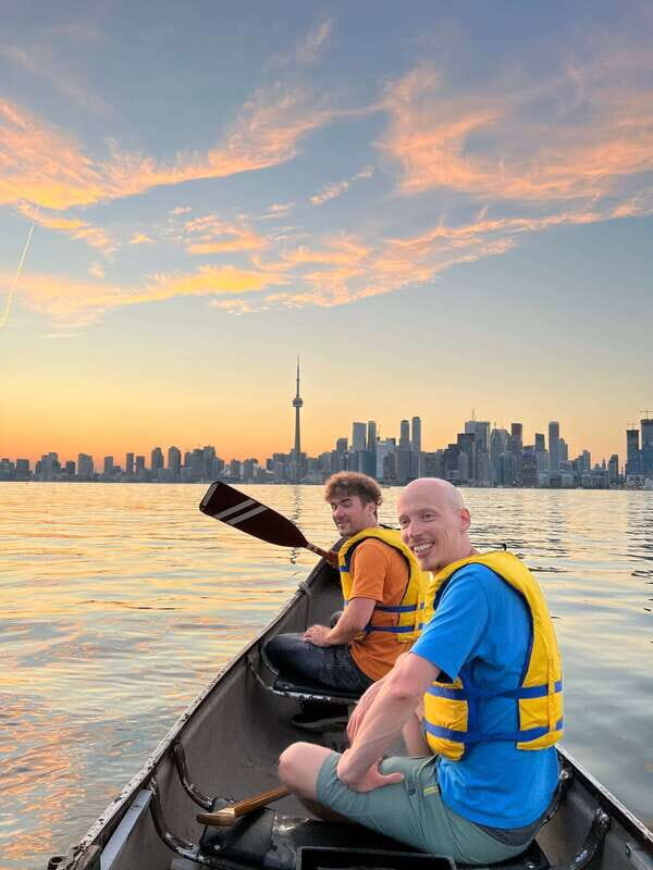Toronto Islands: Sunset Canoe Tour - Key Points