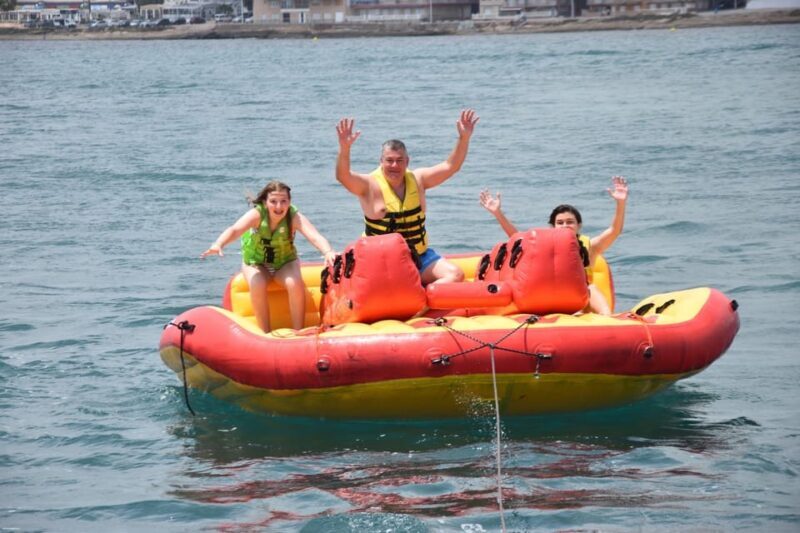 Torrevieja: Speedboat-Powered Inflatable Crazy Sofa Ride - FAQ