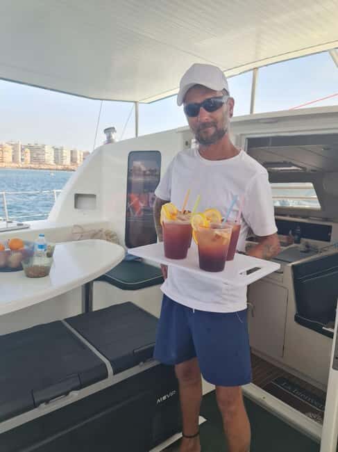 Torrevieja: Tour the harbor with the catamaran Apaleo - Key Points