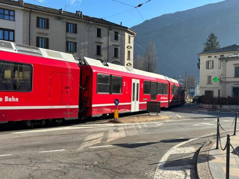 Tour from Milan: Tirano and the famous Red Train to Saint Moritz - The Bernina Red Train Experience