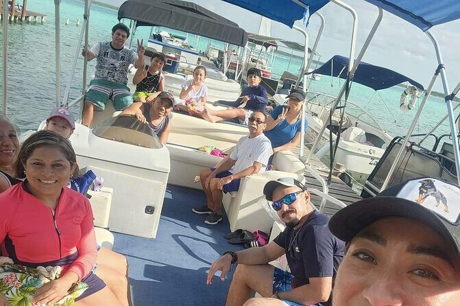 Tour of the Lagoon of Bacalar on pontoon -Collective- - Cenote de la Bruja and Fuerte San Felipe