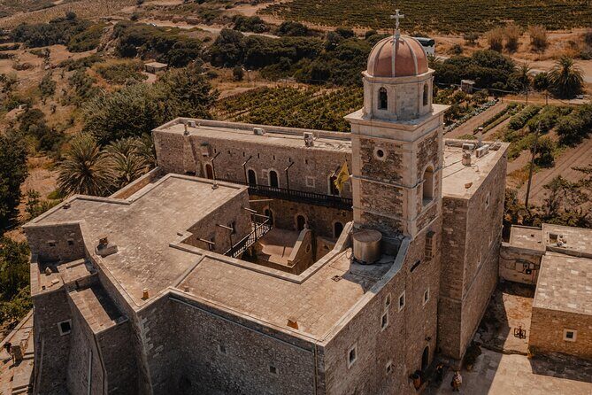 Tour to Sitia, Toplou Monastery and Vai Palm Beach from Ierapetra - Toplou Monastery — A Cultural and Culinary Stop