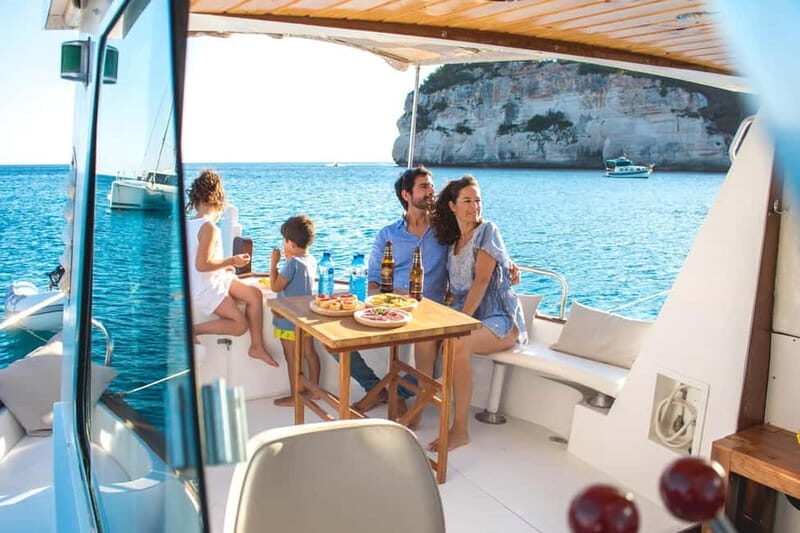 Traditional boat 10 beaches in the south of Menorca. Snorkeling, SUP and drinks - A Closer Look at the Experience