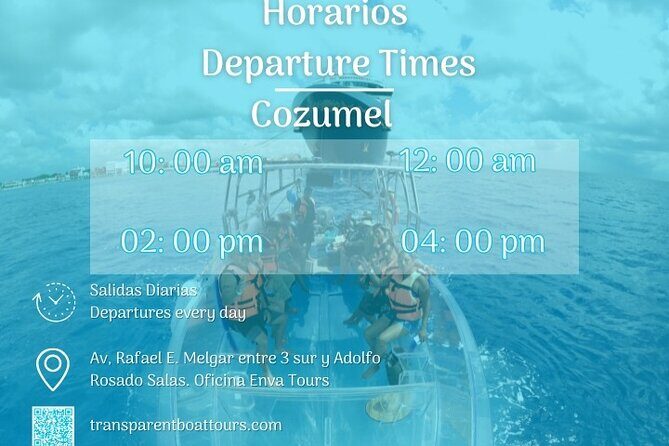 Transparent Boat Tour Cozumel Snorkel, 2 Drinks - An In-Depth Look at the Experience