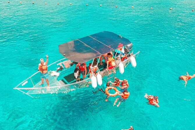 Transparent Boating and Snorkeling Tour in Cozumel All Inclusive - Key Points