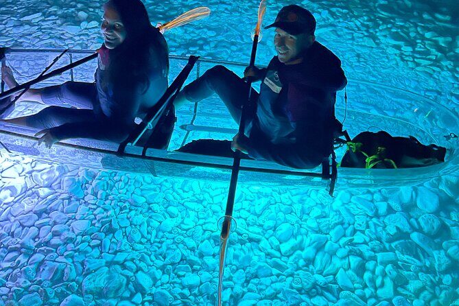 Transparent Kayak Night Glow Experience from Pula - Key Points