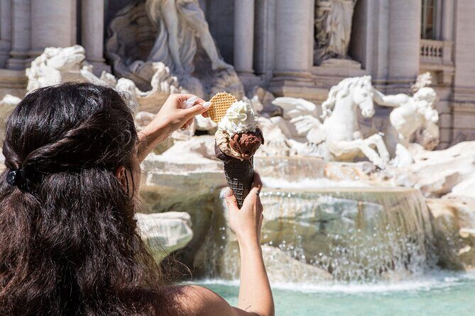 Trevi Fountain district Underground Domus Tour and Gelato - Key Points
