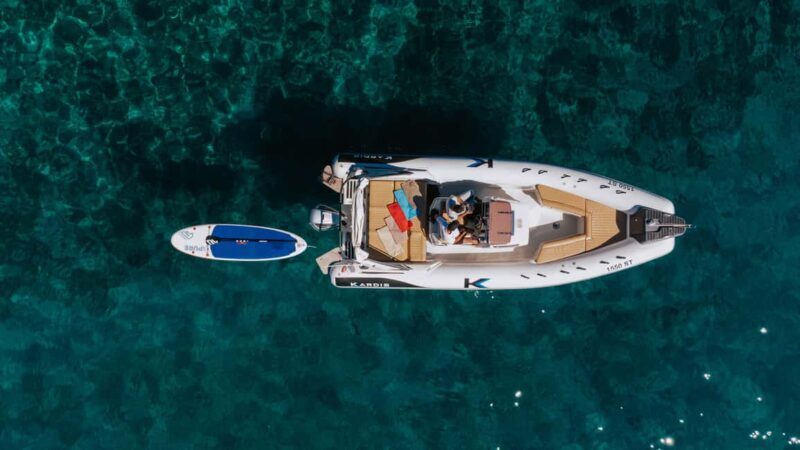 Trogir, Blue Lagoon and olta Private Boat Tour - Swimming in the Blue Lagoon