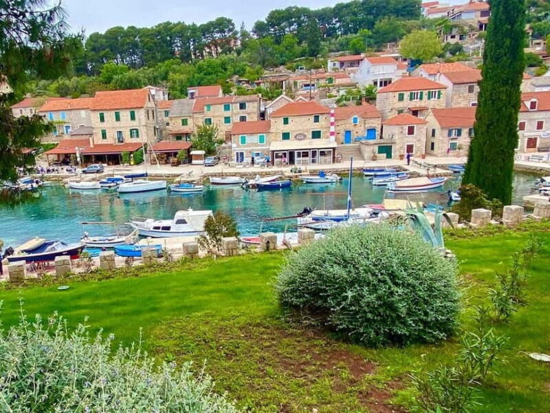 Trogir: Blue Lagoon, Maslinica, and Solinska Bay Boat Tour - Key Points