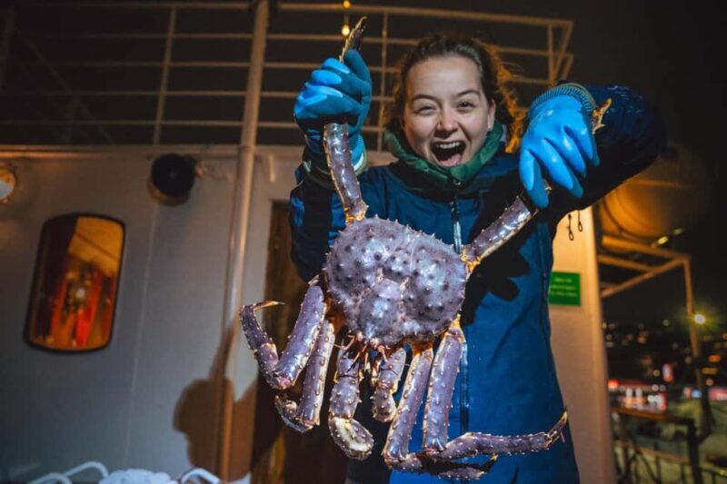 Tromsø: Arctic king crab cruise with self-captured lunch - The Catch and Cooking