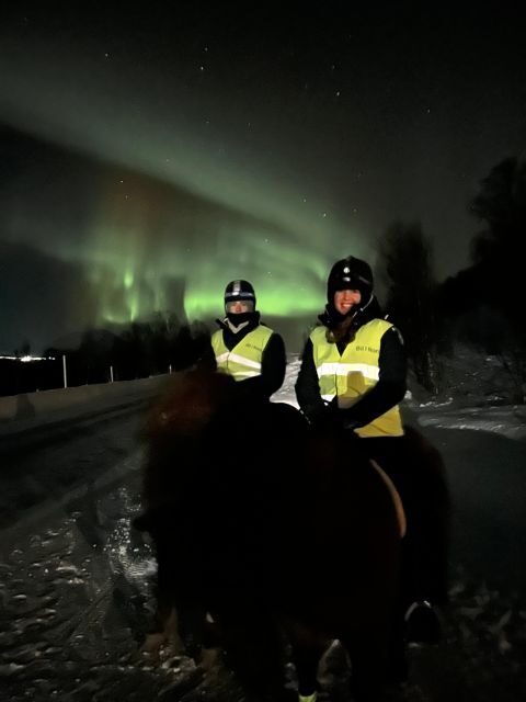 Tromsø: Lyngen Horse Winter Evening Riding Experience - What to Expect During the Ride