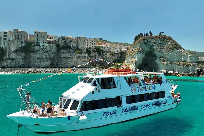 Tropea and Capo Vaticano Boat Tour with Aperitif and Snorkelling - Key Points