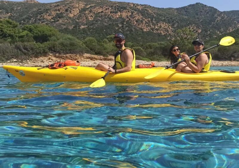 Tuerredda: Guided Kayak Tour - Stops and Highlights