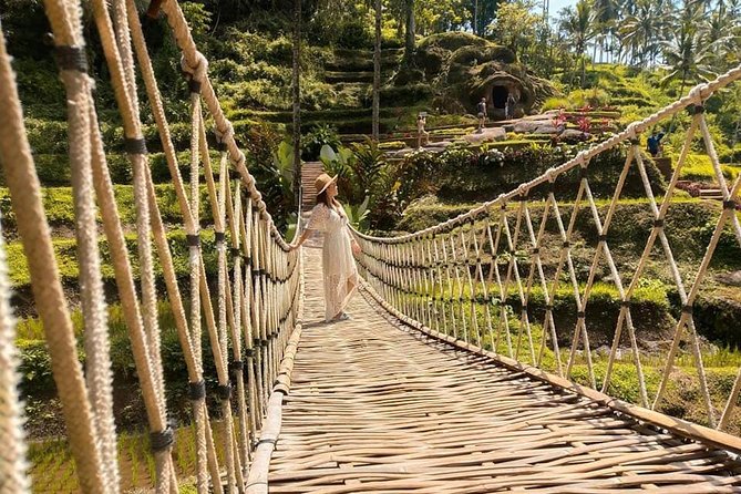 Ubud: Monkey Forest, Jungle Swing, Rice Terrace, and Water Temple - Tegalalang Rice Terrace: a walking stop with photo payoff