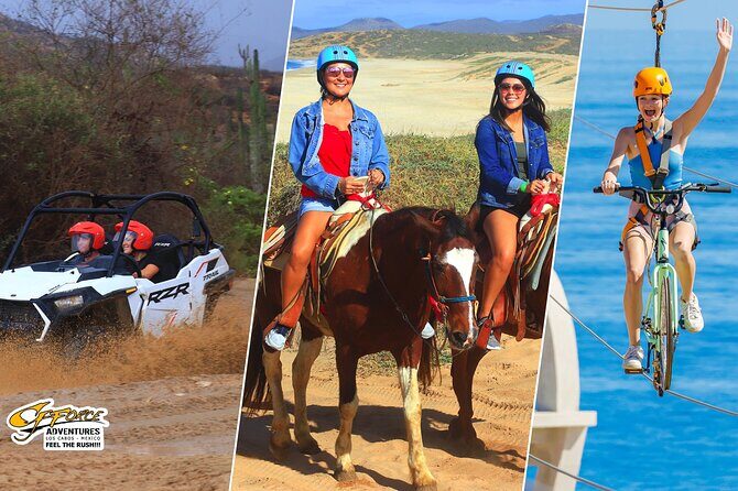 Ultimate Cabo Adventure UTV Horseback and Sky Bike Combo - Discover the Ultimate Cabo Adventure: UTV, Horseback Riding, and Sky Bike Combo