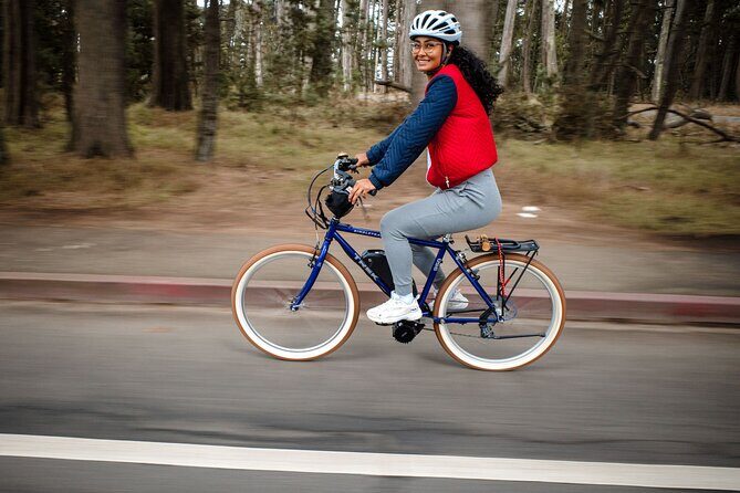 Ultimate Electric SF Bike Tour- food, icons & local hidden gems - Painted Ladies at Alamo Square