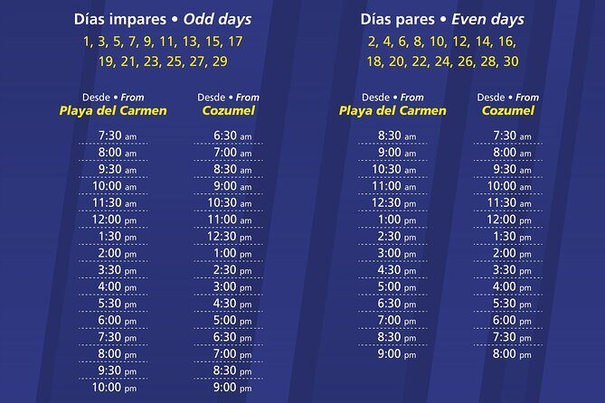 Ultramar Ferry, Regular round ticket, Playa del Carmen-Cozumel - Final thoughts