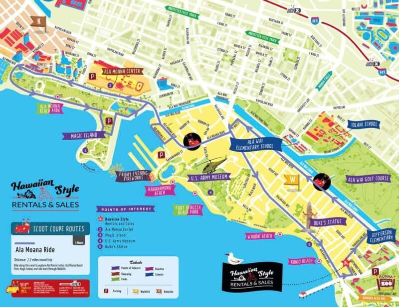 Uluniu Ave: Waikiki Scoot Coupe Rental Ala Moana & Kaka'ako - What Makes This Experience Special