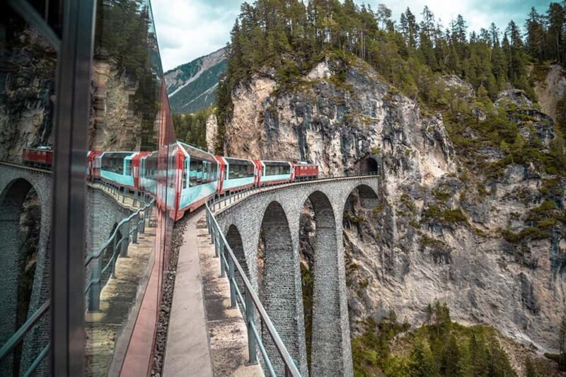 UNESCO Rhaetian Railway: Viaduct, Train Museum, St. Moritz - The Scenic Journey Begins