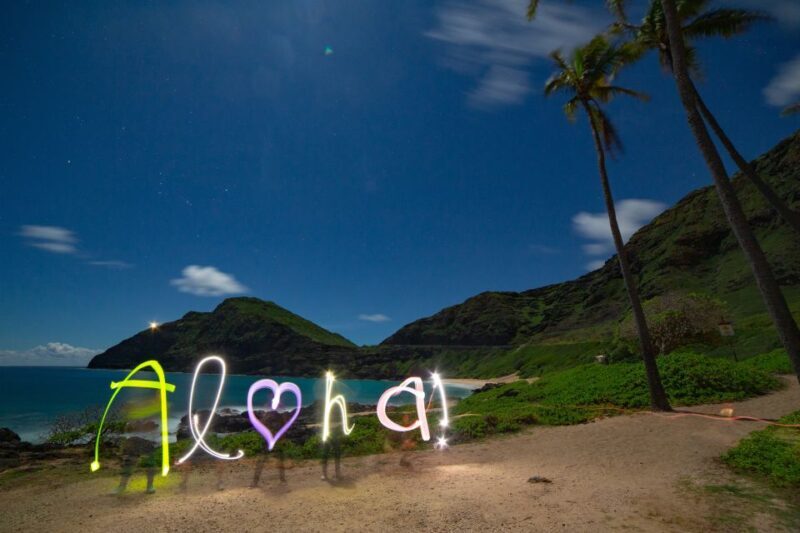 Unique Honolulu Sunset and Light Painting Tour - The Honest Ups and Downs